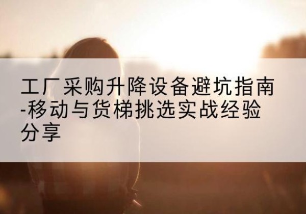 乌审旗移动式升降机怎么选-工厂采购升降设备避坑指南-移动与货梯挑选实战经验分享