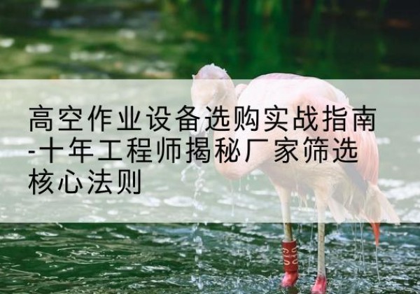乌审旗剪叉式升降机厂家-高空作业设备选购实战指南-十年工程师揭秘厂家筛选核心法则